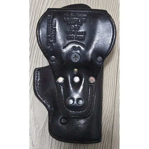A.E Nelson 807 Black Leather Holster LHSig Sauer 228‎ , Level II Duty Holster