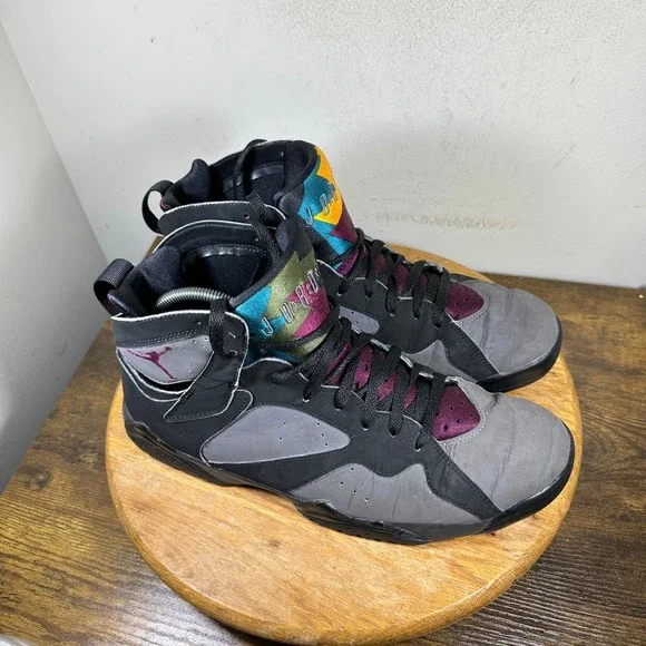 Nike Air Jordan 7 Retro Bordeaux 2015 Mens Size 12 Black Graphite 304775-034
