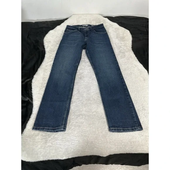 Wrangler Mens Straight Fit‎ Blue Denim Cowboy Cut Jeans Size 32x32 Pants Stretch