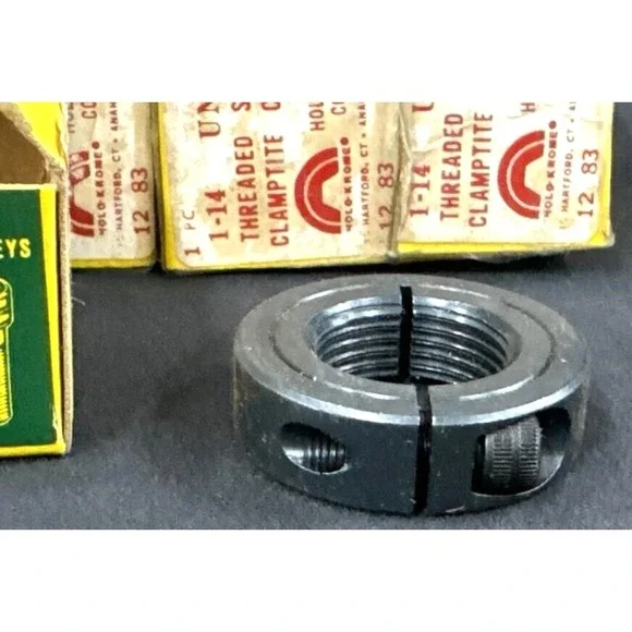 [4X] 1-14 UNF Threaded Clamptite Steel Collars‎ 15238 HOLO-KROME COMPANY 12 83