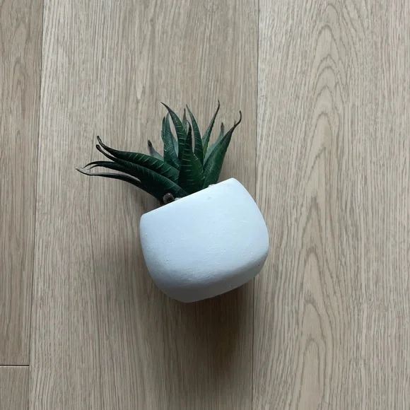 Faux Potted Aloe Succulent