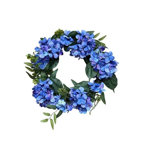ASHLAND NWT Hydrangea Door Wreath