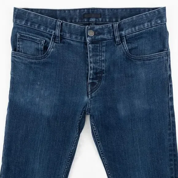 Prada Tight Fit Stretch Denim Jeans Men's 32 Blue
