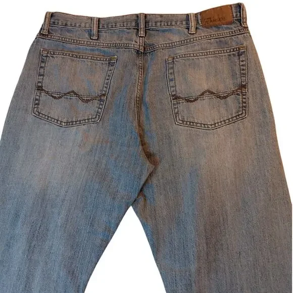 Wrangler Jeans Co. Vintage‎ Jeans 36X32 Blue Fade Relaxed Straight Barbed Wire