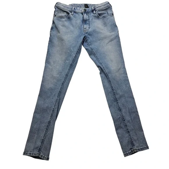 Buffalo David Bitton Max-X Skinny Stretch Jeans Light Wash Denim mens 32x32