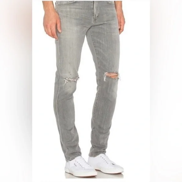 NWT Agolde‎ Men’s Slim Fit Bedford Jeans Size 29 Gray