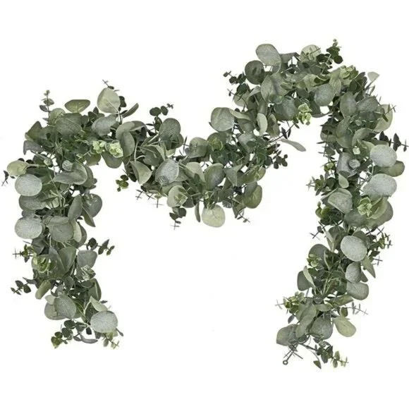 Artificial Eucalyptus Garland 6FT Faux Greenery Vine Wedding Arch Decor Set
