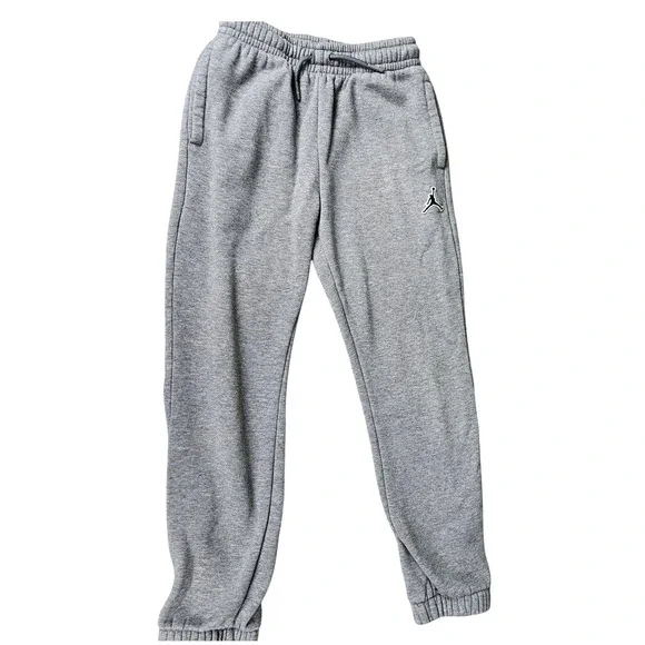 Jordan Jumpman‎ Sweatpants Grey Athletic Joggers Mens Size S Signature Right Hip