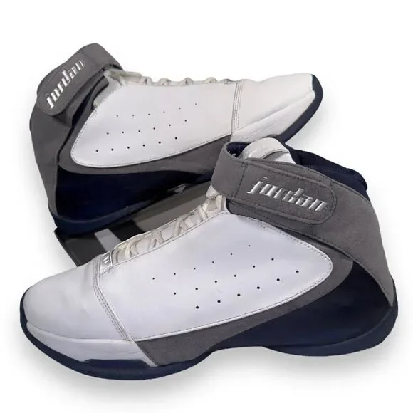 Jordan Team Strong 2005 'White Light Graphite Navy' 311868-102‎ Men's 13