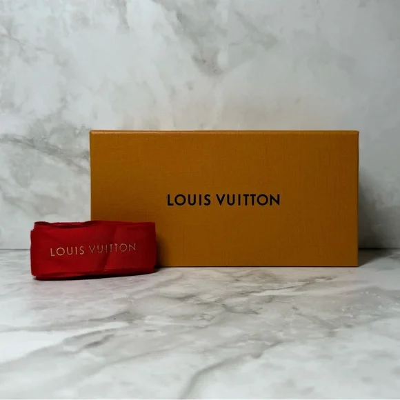 Louis Vuitton | Gift Storage Box & Ribbon Set | Orange | 3.5