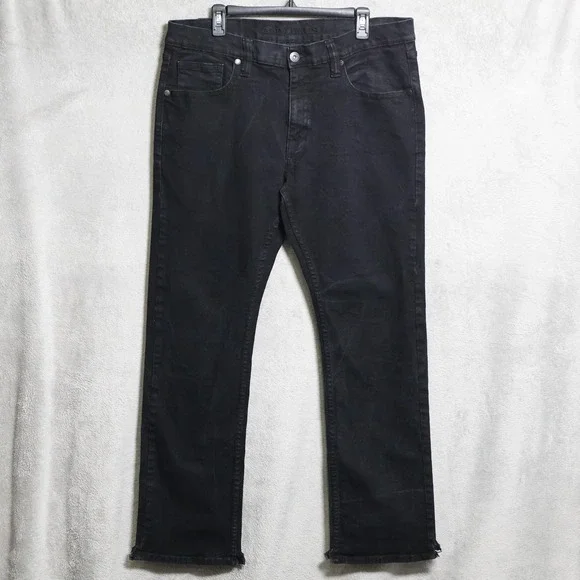 Cody James Jeans Men 37.5x31.5 Black Night Rider Denim Boot Straight Leg Western