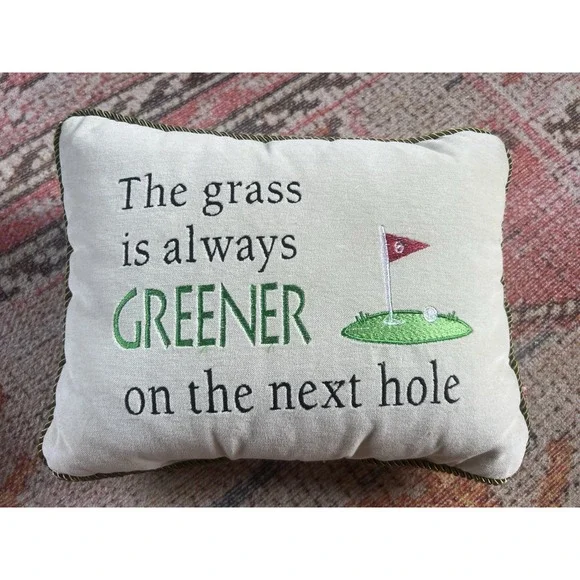 Golf Themed Funny Pillow 13
