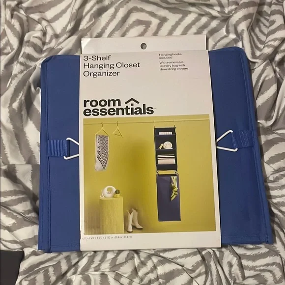 Room Essentials Blue Hanging Closet Organizer
