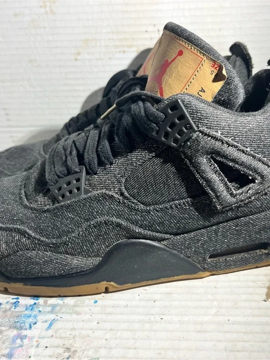 Levi’s x Nike Air Jordan 4 Black Denim
