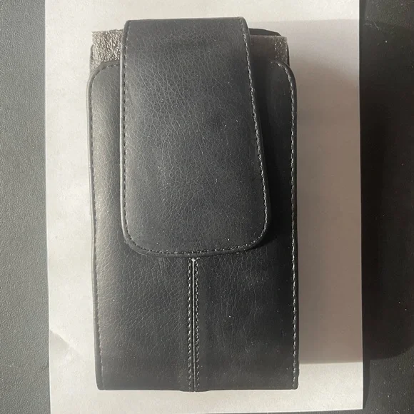 New Leather Phone Pouch For Belt Fits Phones 6.69 Inches or Smaller