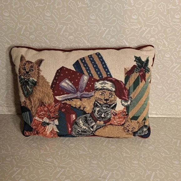 Three Christmas pillows