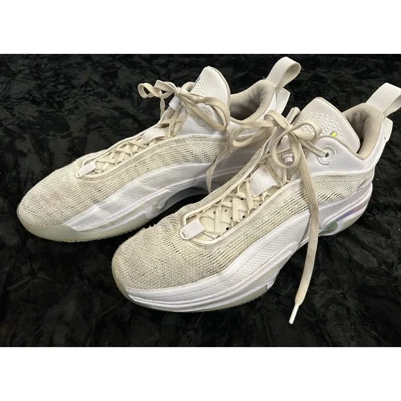 Nike Air Jordan XXXVI 36 Low Pure Money Mens Sz 15‎ White Silver DH0833-101
