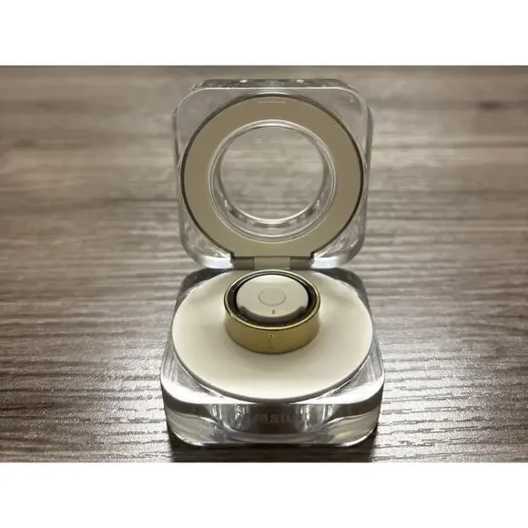 Samsung Galaxy Ring Titanium Gold SM-Q507 AI Smart Ring Size 7