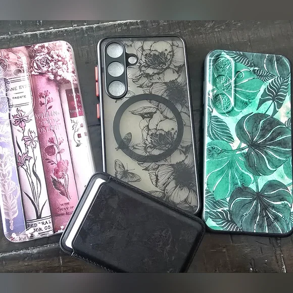 NWOT Lot Of 3 Samsung S24 Phone Cases & Magnetic Wallet