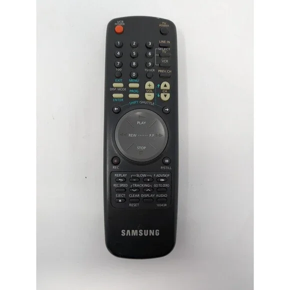 Genuine Samsung 10343R OEM TV VCR Remote Control AC59-10343R Tested Working
