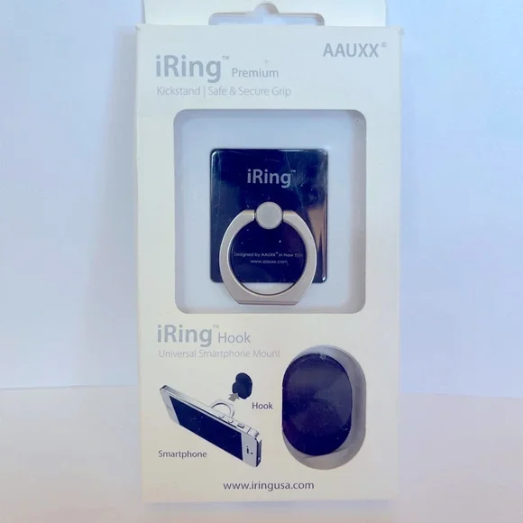 Ring cell phone holder for car