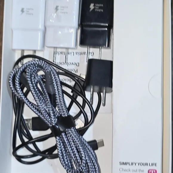 Samsung Brand USB Charging Cable W/Wall Adapters & others