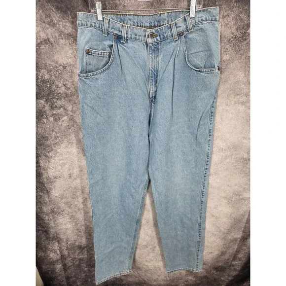 Vintage 90s Levi's 880 Jeans Men 36 X36 Blue Straight Lightwash USA Tag 38x36