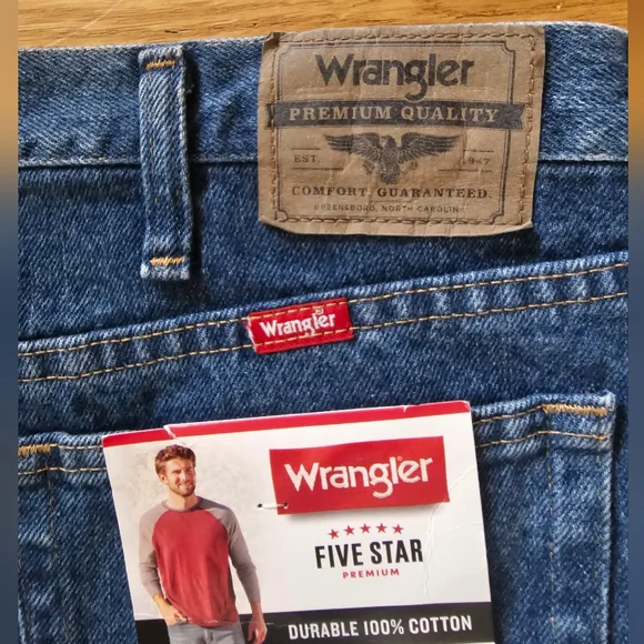 Wrangler Straight Leg Jeans Men's Size 40