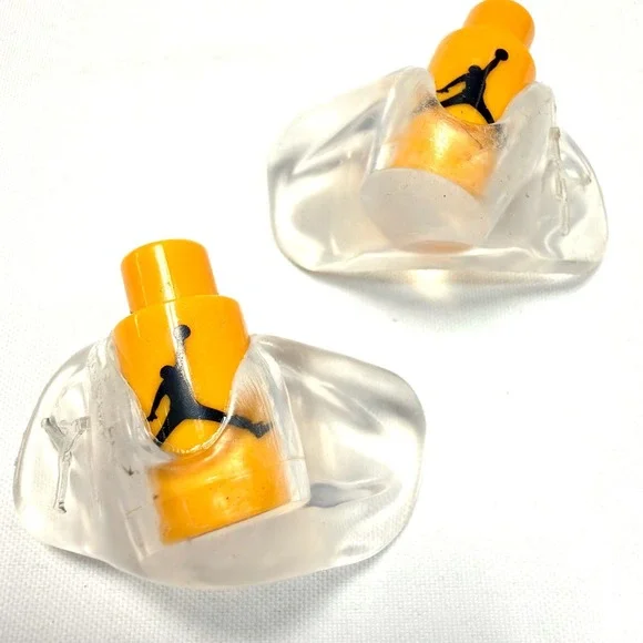 Jordan Lace Locks VI V Yellow Base Black Jumpman Clear Holder