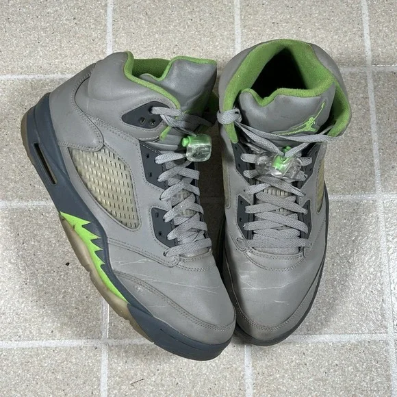 Nike Air Jordan 5 V Retro Green Bean Silver 3M DM9014-003 Men's Size 12