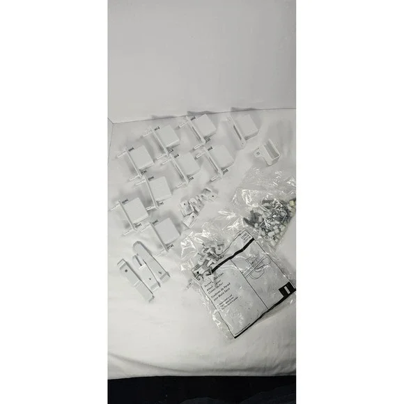Rubbermaid Closet Shelving Mounting Brackets‎ & Anchors Hardware Lot End Caps