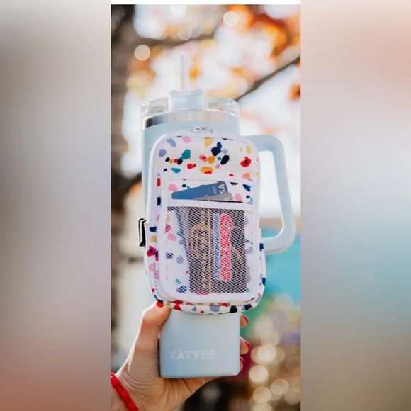 Katydid CONFETTI PRINT TUMBLER ZIPPER POUCH FOR PHONE