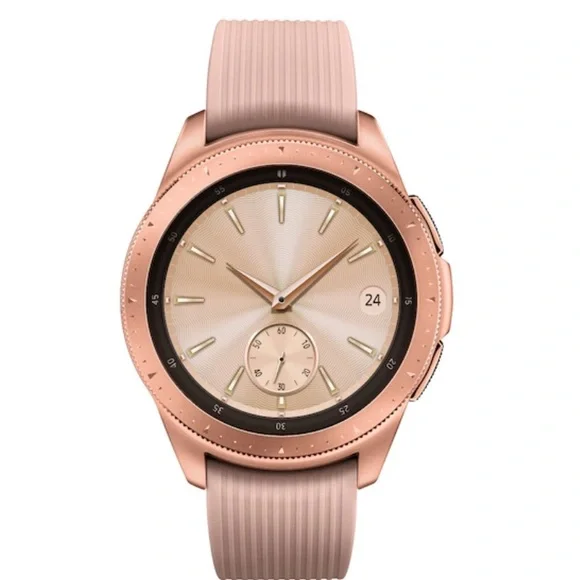 SAMSUNG GALAXY WATCH 42MM ROSE GOLD WATCH BLUETOOTH NEW IN BOX NEVER O…