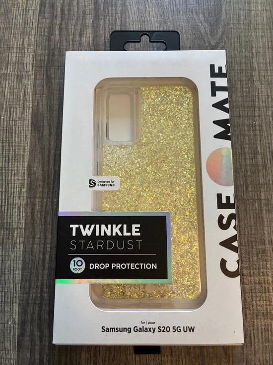 Samsung Gold Twinkle Stardust Glitter Case for Galaxy S20 5G UW