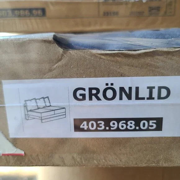 Ikea GRONLID Slipcover 403.968.05 Loveseat Sleeper Sectional SPORDA Natural NEW
