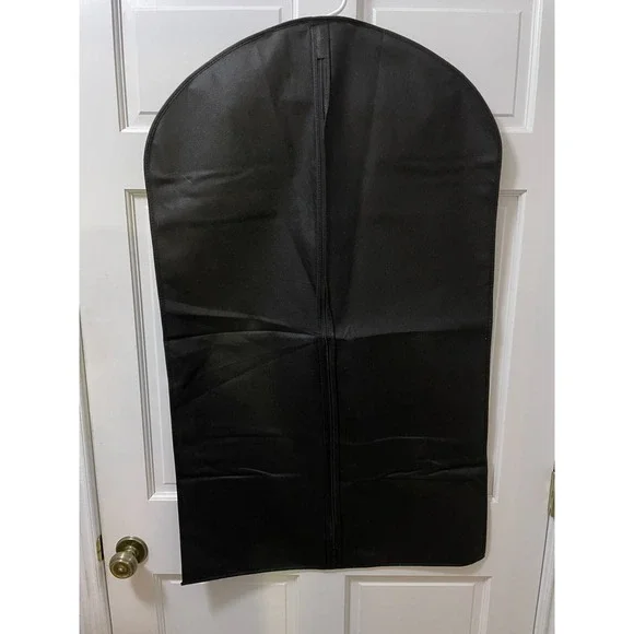 Set of 5 Black Garment Protectors Dress Suit Closet Storage 24x40