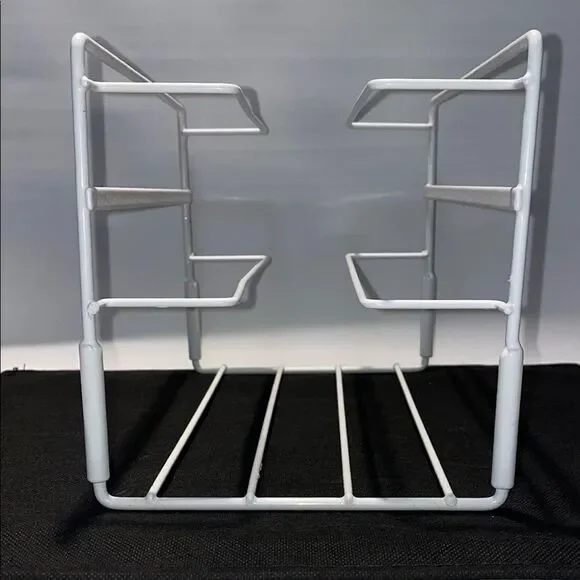 White Metal Storage Rack