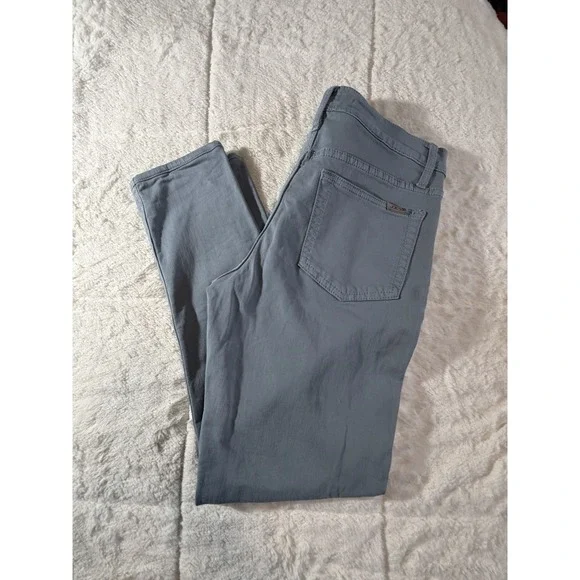 JOE'S JEANS PANTS Size 30x 26 Slim Fit Teal Blue Stretch