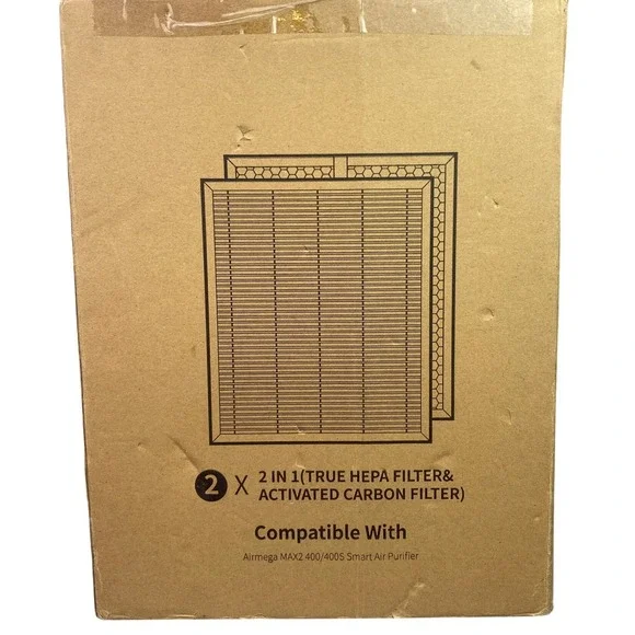 2 Pack 2 in 1 HEPA Activated Carbon Filter for Smart Air‎ Purifier