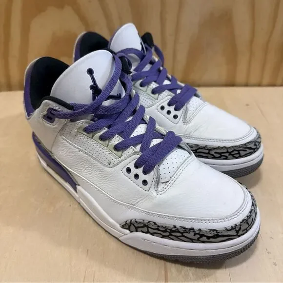 Jordan 3 Retro Dark Iris - Men’s 9.5