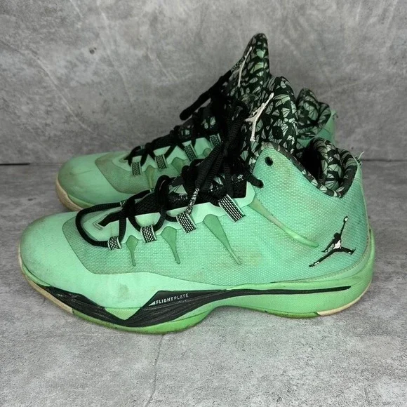 2013 Jordan Super Fly 2 Green Glow basketball shoes Sneakers Size US 11 Men's
