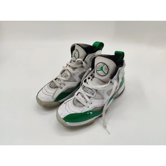 Jordan Jumpman Two Trey White Lucky Green Basketball Shoes DO1925-130 Mens 10