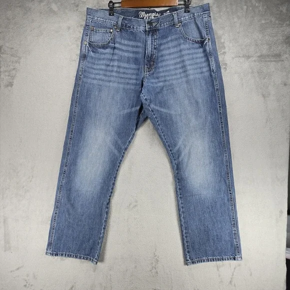 Wrangler Retro Slim Straight Men's Size 40X31 Whisker Western Rodeo EUC