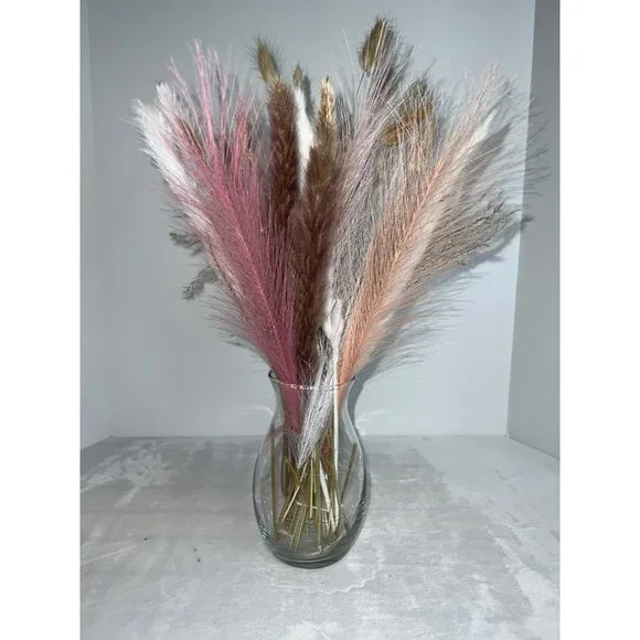 Pink Pampas Grass Arrangement 45pc