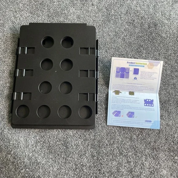 V1 Shirt Folding Board Black Adjustable Laundry Folder for T-Shirts and Pants