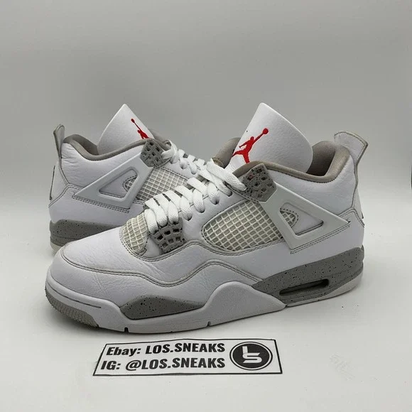 Size 8 - Jordan 4 Retro‎ Mid White Oreo (CT8527-100)