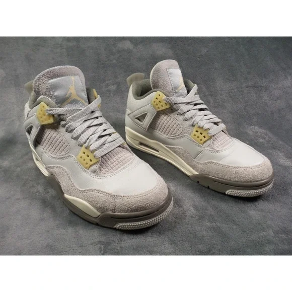 Nike Air Jordan 4 Retro SE Shoes Mens Size 8 Gray Craft Photon Dust DV3742-021