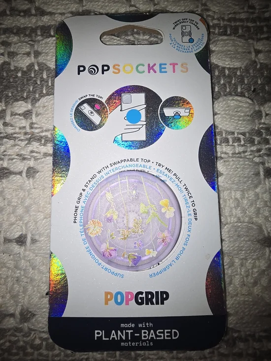 PopSockets PopGrip Lavender Floral Phone Grip