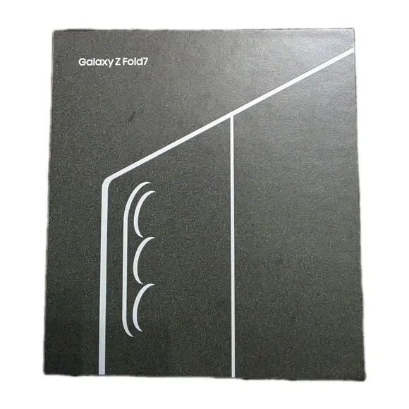 Samsung Galaxy Z Fold 7 EMPTY BOX ONLY, BOX ONLY For Jet Black 256GB Replacement