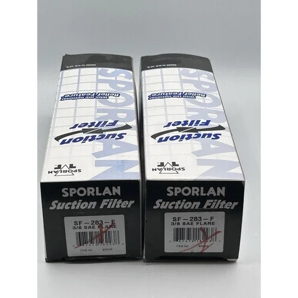 Sporlan SF-283-F 3/8 SAE Flare Refrigerant Suction Filter Drier Lot Of 2